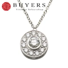 【中古】 ティファニー ネックレス サークレット Pt950 ダイヤモンド 約3.2g プラチナ ペンダント レディース 女性 TIFFANY&Co.