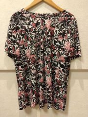 【中古】Harrods ハロッズ　カーディガン　ツイードニット　ノーカラ―ニット　日本製　長袖ニットS26＿s-0762-r26 Harrods - 【中古】Harrods ハロッズ カーディガン ツイードニット