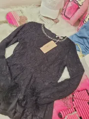 レース パールTシャツ