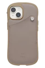 iFace First Class iPhone 16 ケース カードポケット (ブラック)【アイフェイス スマホケース カードケース iphone16 カバー アイフォン16 ストラップホール 付き 】 [ブラック] [iPhone 16]