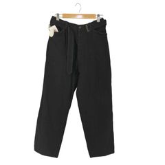 N1162 comoli コモリ ベルテッドデニムパンツ 2 良品 インディゴ