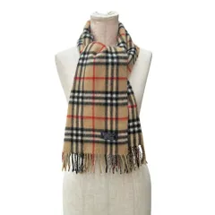 Burberry バーバリー カシミヤ 100% マフラー ノバチェック ベージュ