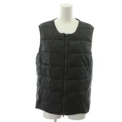 タイオン TAION ダウンベスト ジャケット 上着 L 黒 ブラック ジップアップ /RR