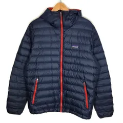 【倉吉店】 中古 patagonia | パタゴニア ダウンジャケット Down Sweater Hoody 84701FA16 ネイビー サイズ：M 【92】