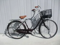 【再値下げしまし】２６インチ自転車ママチャリ６段変速１年７か月使用の中古 完組配送】シティサイクル 26インチ シマノ6段変速ギア ママチャリ