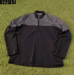 アディダス ランニング ブラック ハーフジップアップ 長袖Tシャツl 0225