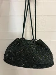 ビーズ巾着バッグ