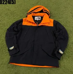 THE NORTH FACE ザノースフェイス ブラック/オレンジ ウィンドブレーカー ジャケット xs 0224