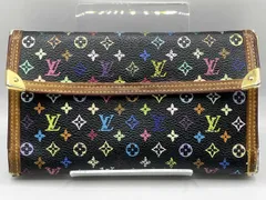 本体のみ 使用感あり LOUIS VUITTON ルイ・ヴィトン M92658 マルチカラー ポルトトレゾール 長財布