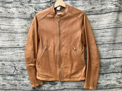 BEAUTY & YOUTH UNITED ARROWS ユナイテッドアローズ シングルライダース 1225-199-6467 キャメル Sサイズ 羊革