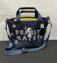 PEARLY GATES パーリーゲイツ／053-4281932／スヌーピー率いる探検隊／ゴルフポーチ／2024年9月発売／ショルダー有