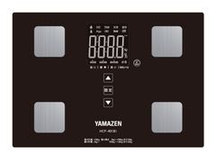 [山善] 体重体組成計 体重計 体脂肪計 体組成計 ヘルスメーター ブラック HCF-40(B) [ブラック] [【4項目計測】]