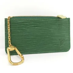 LOUIS VUITTON ポシェット クレ キーリング付き コインケース エピ ボルネオグリーン M63804