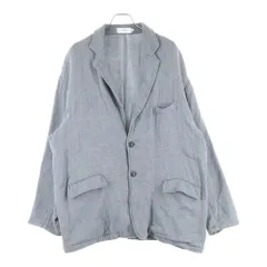 Graphpaper (グラフペーパー) Gauze Oversized Jacket GU191-20041 ガーゼオーバーサイズ テーラードジャケット グレーのサムネイル