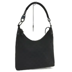 GUCCI ハンドバッグ GGキャンバス ブラック 115003