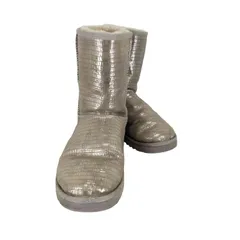 アグ UGG スタッズ付メタリックムートンブーツ メンズ  27.5
