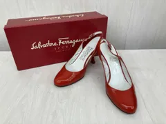 Salvatore Ferragamo サルバトーレフェラガモ パンプス 小物 レッドレディース ５1/2サイズ