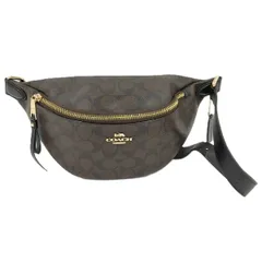 COACH ウエストバッグ ウエストポーチ シグネチャー PVC ブラウン F48740