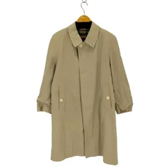 バーバリーズ BURBERRYS 英国製 裏地ノバチェック 比翼ステンカラーコート メンズ 表記無 