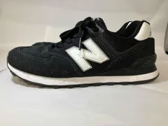new balance ML574 EE2 スニーカー　NBJー1099860  黒　BLACK  シューレースほつれ有り　ENCAP