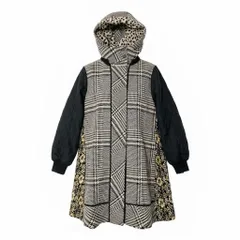 51c14 Aquascutum アクアスキュータム 近年モデル パターン切替 コート サイズM 日本製 フード取外し可t18r