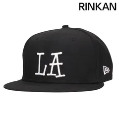 ステューシー ×ニューエラ New Era  LA NEW ERA CAP LA刺繍ベースボールキャップ メンズ 7.75