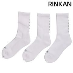 シークエル  25SS  SQ-25SS-SO-02 ロゴプリント靴下 メンズ US6-9