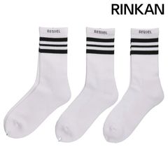 シークエル  24AW  SQ-24AW-SO-03 ロゴプリント靴下 メンズ US6-9