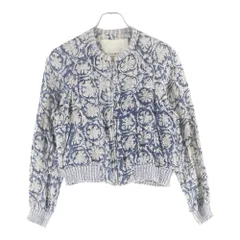 DENIM & SUPPLY RALPH LAUREN (デニム アンド サプライ ラルフローレン) ペイズリー柄 ジップアップジャケット ブルー