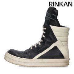 リックオウエンス  GEOBASKET ジオバスケットレザーハイカットスニーカー メンズ 42