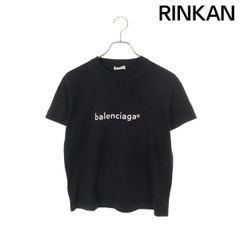 バレンシアガ  612964 TIV54 ロゴプリントTシャツ レディース XL