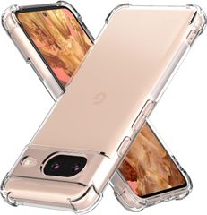 【在庫セール】軟性 シリコン 四隅?化保護 全透明 [ カバー 全面保護 軽薄 透明ソフトTPU 衝撃吸収] ケース ケース 対応 対応 耐衝撃 Pixel Pixel8 Google 8スマホケース（クリア） LAYJOY