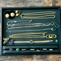 ⑤遺品整理 メッキアクセサリー 時計　アクセサリーおまとめ ネックレス  　セイコー　SEIKO