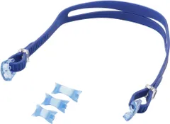 ビュー VIEW スイミング 度付きゴーグルパーツキット シリコーンストラップ メンズ レディース ジュニア くもり防止 プール 水中メガネ 鼻ベルト 小物 スイミング 海水浴 フィットネス  VPS570 CB クリアブルー