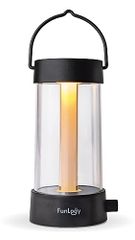 FUNLOGY Lantern（ランタン/LEDランタン）【Type-C 充電式/無段階調光/無段階調色/キャンプ/暖色/バッテリー 内臓/授乳ライト/IPX4/日本ブランド】t