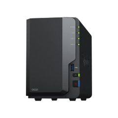 Synology NASキット 2ベイ DS223 クアッドコアCPU 2GBメモリ搭載 ミドルライトユーザー向け 国内正規代理店品 電話サポート対応品 DiskStationt