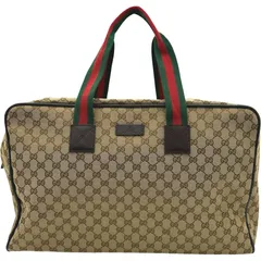 グッチ GUCCI シャリーラインボストン 146310 ベージュ/ブラウン GGキャンバス レディース ボストンバッグ