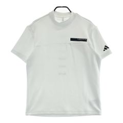 サイズ：XL ADIDAS GOLF アディダスゴルフ IM6405 ハイネック 半袖Tシャツ  ホワイト系 [240101635821] ゴルフウェア メンズ ストスト