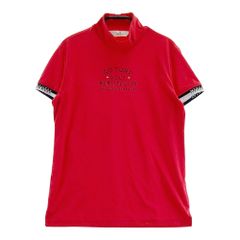 サイズ：M MUNSING WEAR マンシングウェア  ハイネック 半袖Tシャツ  レッド系 [240101637121] ゴルフウェア レディース ストスト