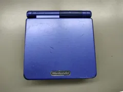 【ジャンク本体】ゲームボーイアドバンスSP アズライトブルー 本体のみ【50-57】