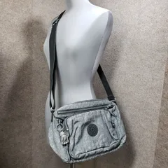 kipling ショルダーバッグ  グレー　u7300e