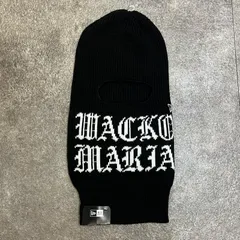 WACKO MARIA コラボ ニューエラ バラクラバ  ニットキャップ ワコマリア 25FW-WMA-CP04 ブラック F （10017M）