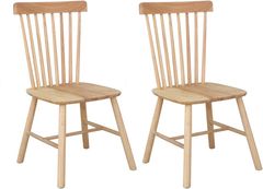 2脚セット 木製ダイニングチェア 48*48*86cm イームズ ウィンザー おしゃれ ウィンザー 北欧 椅子 木製