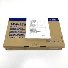 Brother A6サイズ 薄型感熱 モバイルプリンター ペーパーガイド付き MW-270