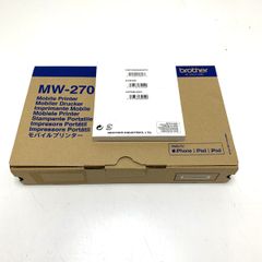 Brother モバイルプリンター 薄型感熱 A6サイズ ペーパーガイド付き MW-270