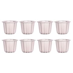 【特価商品】カップケーキ型 粘りにくいケーキモールド 6.6cm カヌレ型 x 4.2cm 8個付 x 5cm