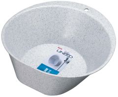 【在庫セール】トンボ ユニード 湯桶 Ag 抗菌 Gosei) マグネット 乾きやすい ホワイト 新輝合成(Shinki ストーン 26.5×26×9cm 日本製