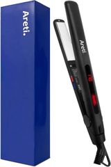 “ ヘアアイロン は アレティ ” ストレート カール 2way 20mm プレート 急速170℃ 時短 メンズ 前髪 ダメージレス 80℃から200℃まで細かな24段階温度設定 チタニウムコーティング Areti-i679BK 海外対応/ 162e84c2