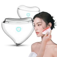 美顔器 EMS 微電流 充電式 かっさ 美顔ローラー 温熱ケア 3色LED 自宅で全身 4つの多機能モード 温感 男女兼用 母の日に最適 プレゼント 超軽量 持ち運び便利 日本語説明書付き/ 7b209f11