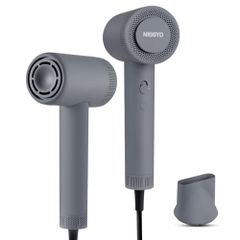 NISSYO【日本正規品・2025最新型ドライヤー】速乾 ヘアードライヤー 大風量 2億マイナスイオン 低温 NTC 温調機能 温冷リズム 冷風 軽量 高速ドライヤー ヘアケア 美髪 6モード 自動クリーニングモード 静電気 1200W ノズ c6d542ee